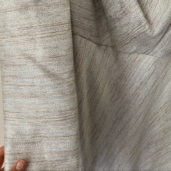 Kay Unger Metallic Stripe One Shoulder Gown 4 NEW - Picture 8 of 12